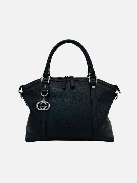 Pre-loved GUCCI Black Top Handle from Reems Closet