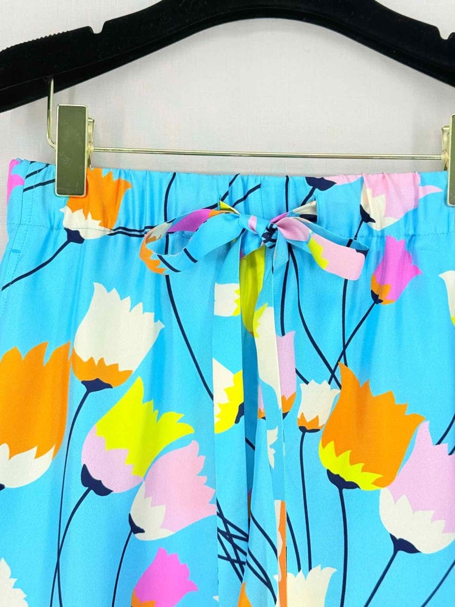 Pre - loved GUCCI Blue Multicolor Tulip Print Size US 2 Outfit Set at Reems Closet