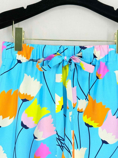 Pre - loved GUCCI Blue Multicolor Tulip Print Size US 2 Outfit Set at Reems Closet