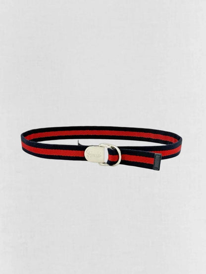 Pre - loved GUCCI Blue & Red Belt at Reems Closet