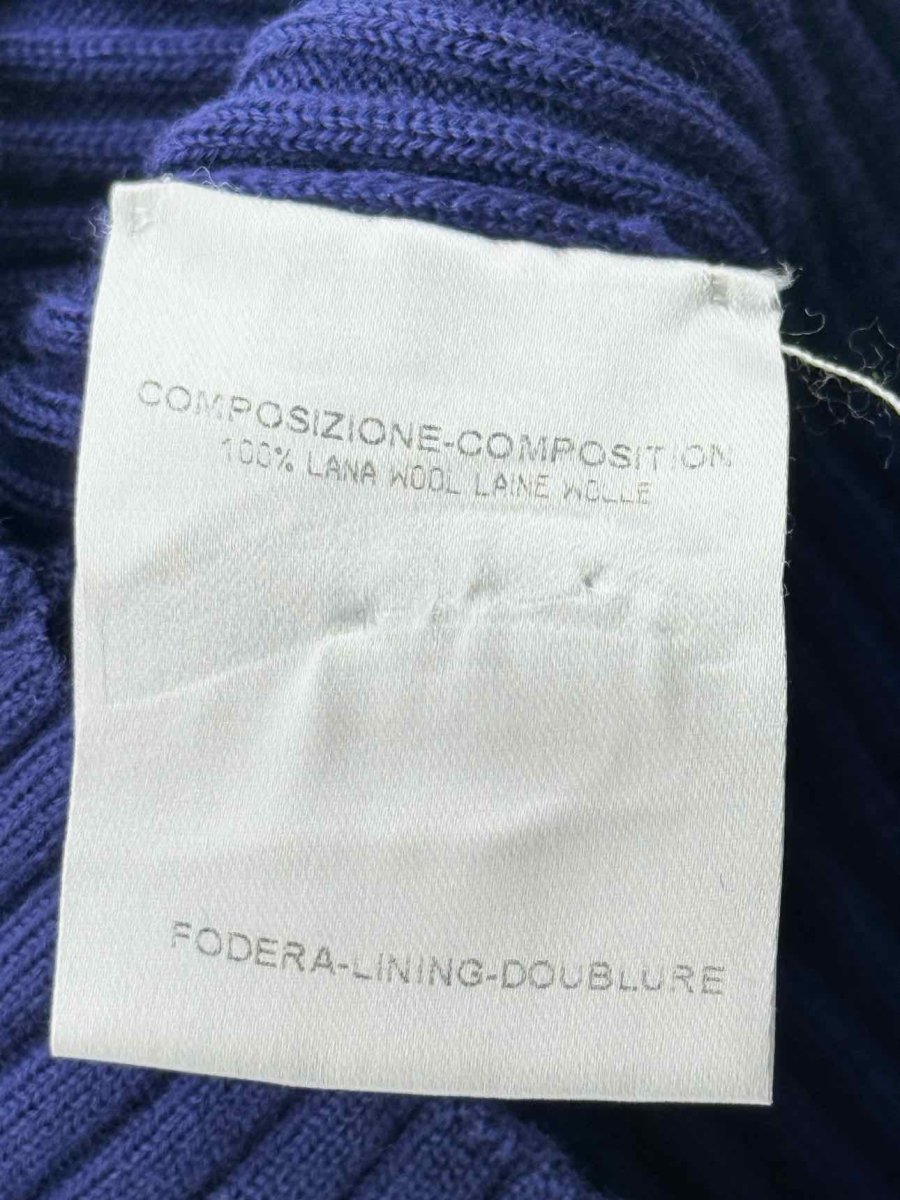 Pre - loved GUCCI Blue Ribbed Size Large Short Dress at Reems Closet