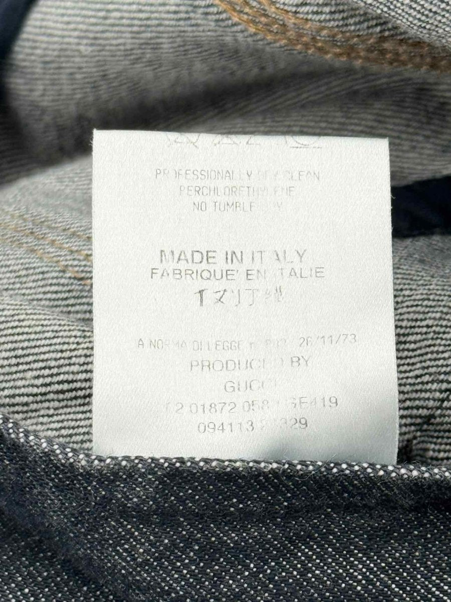 Pre - loved GUCCI Blue Size US 10 Jacket at Reems Closet