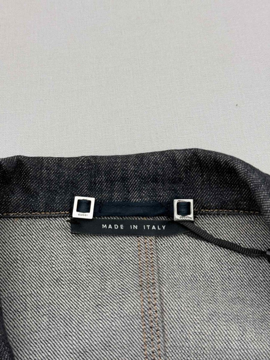 Pre - loved GUCCI Blue Size US 10 Jacket at Reems Closet