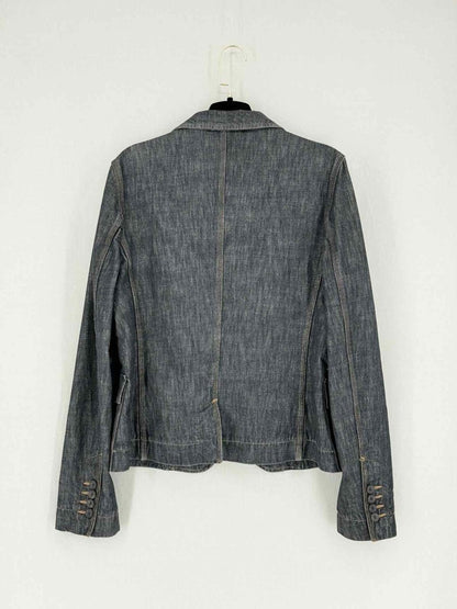 Pre - loved GUCCI Blue Size US 10 Jacket at Reems Closet