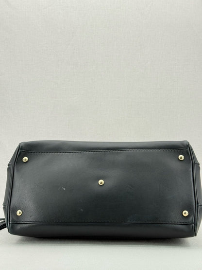 Pre - loved GUCCI Bold Bamboo Black Top Handle at Reems Closet
