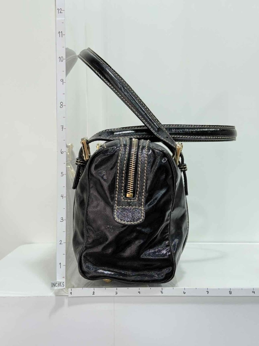 Pre - loved GUCCI Britt Boston Black Shoulder Bag at Reems Closet