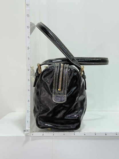 Pre - loved GUCCI Britt Boston Black Shoulder Bag at Reems Closet