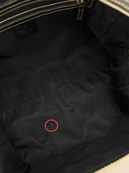 Pre - loved GUCCI Britt Boston Black Shoulder Bag at Reems Closet