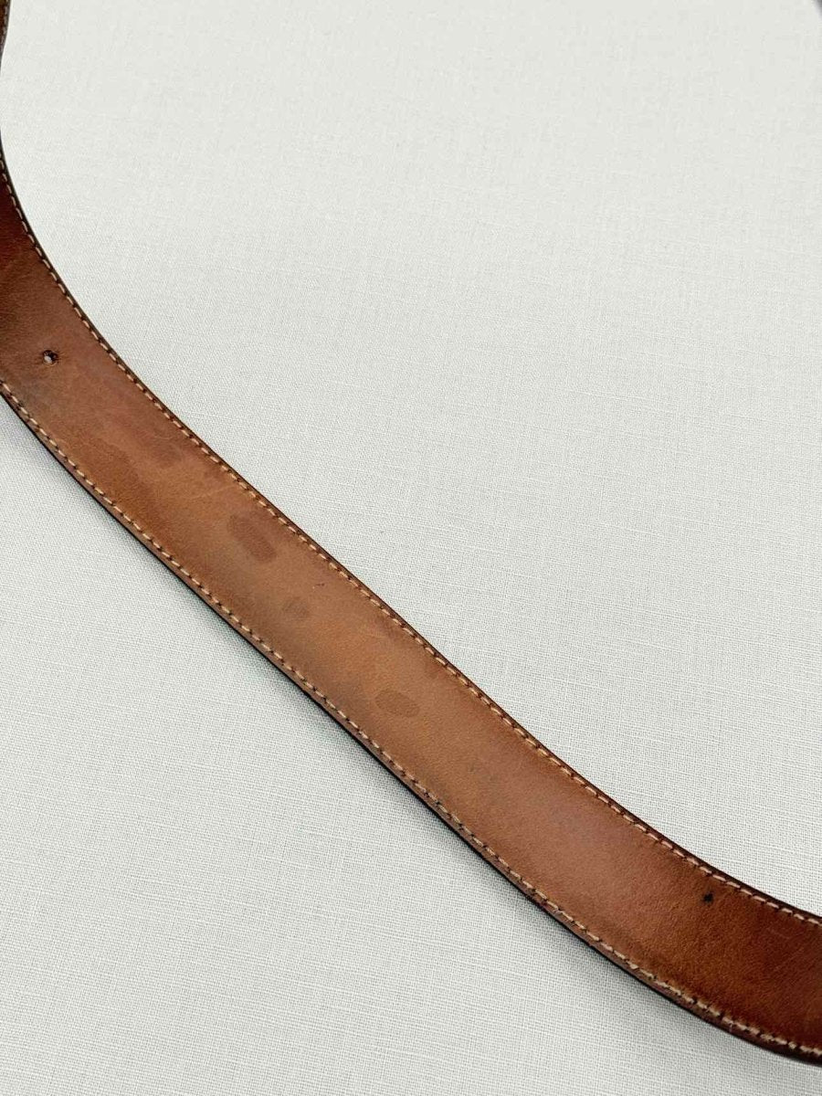 Pre-loved GUCCI Brown Guccissima Belt at Reems Closet