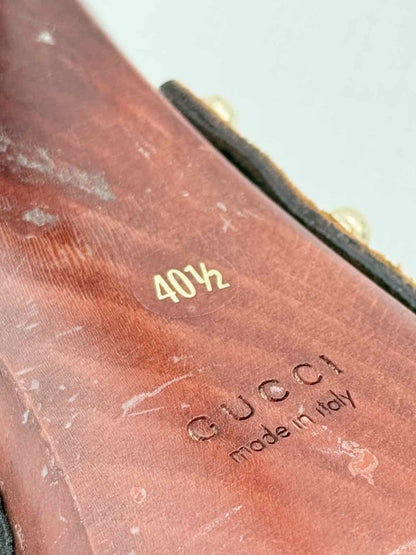 Pre - loved GUCCI Brown Size EU 40.5 Heeled Sandals at Reems Closet