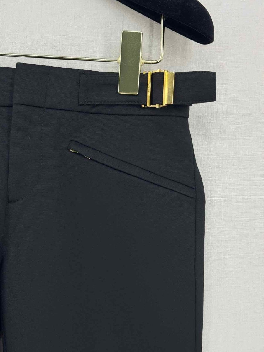 Pre - loved GUCCI Buckle Black Size US 0 Pants at Reems Closet