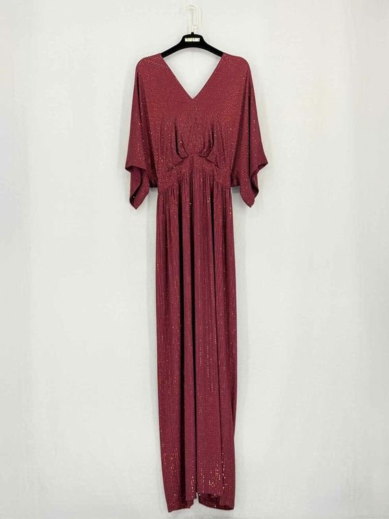 Pre-loved GUCCI Burgundy Size US 8 Long Dress at Reems Closet