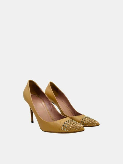 Pre - loved GUCCI Coline Beige Size EU 39 Pumps at Reems Closet