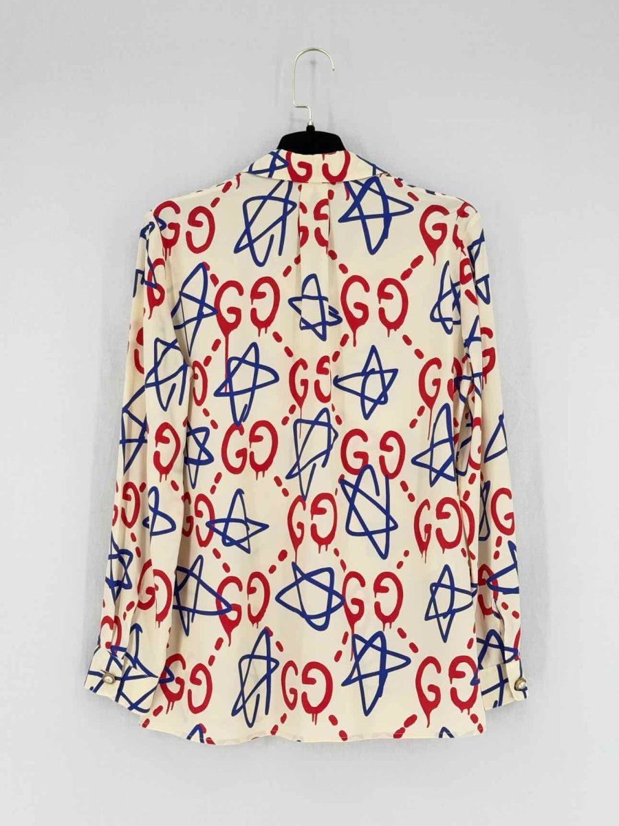 Pre - loved GUCCI Cream Multicolor Printed Size US 2 Outfit Set at Reems Closet