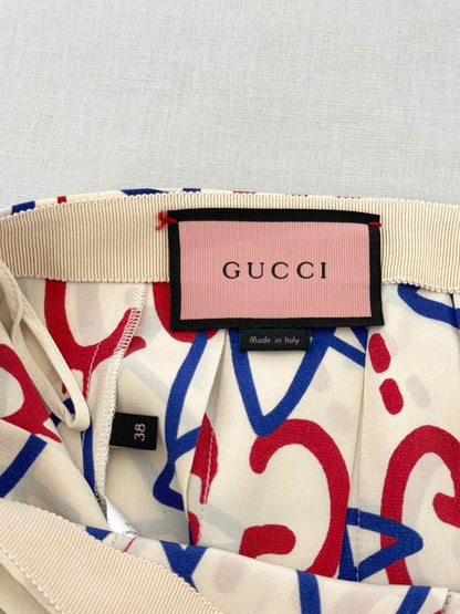 Pre - loved GUCCI Cream Multicolor Printed Size US 2 Outfit Set at Reems Closet