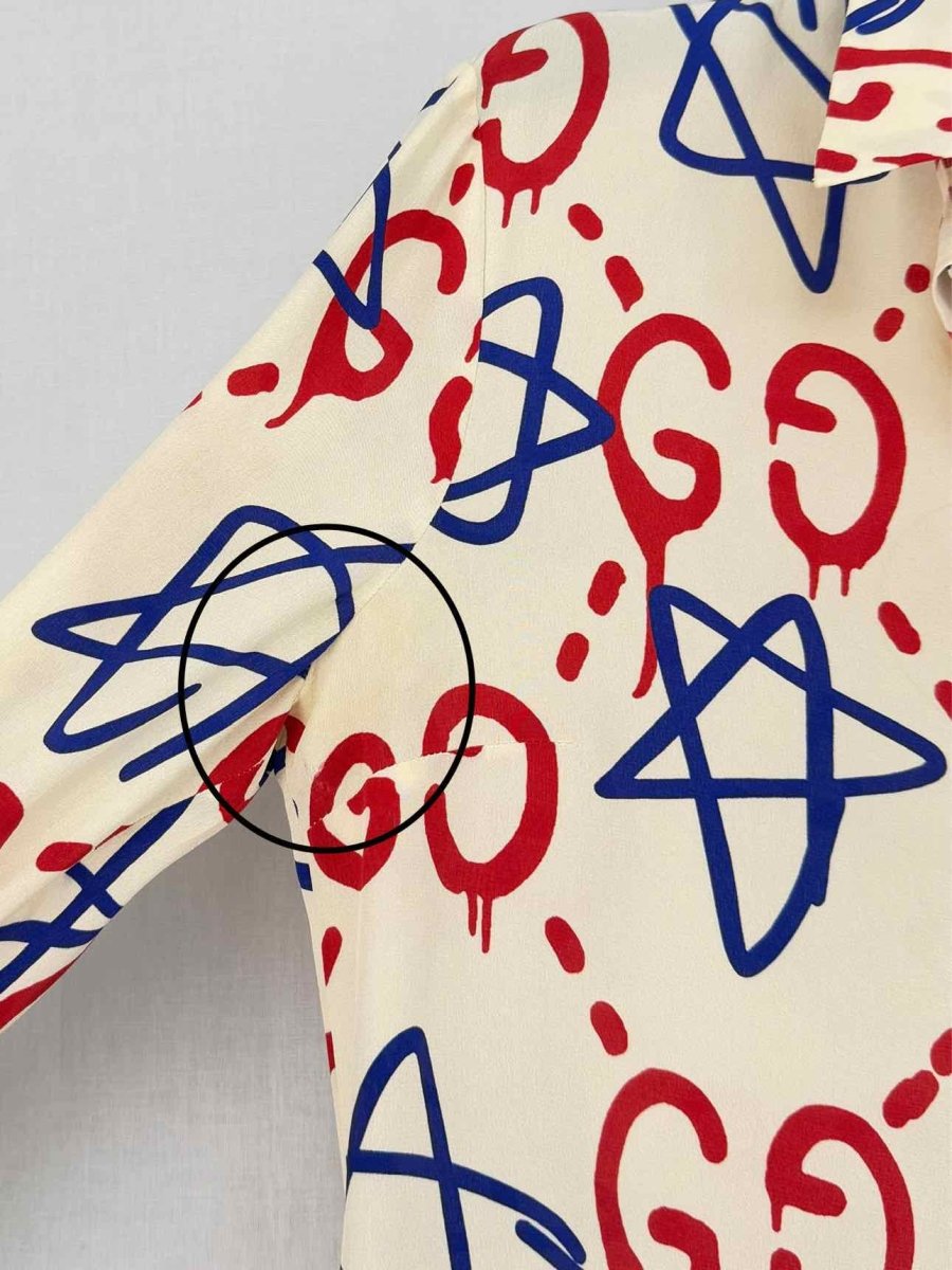 Pre - loved GUCCI Cream Multicolor Printed Size US 2 Outfit Set at Reems Closet