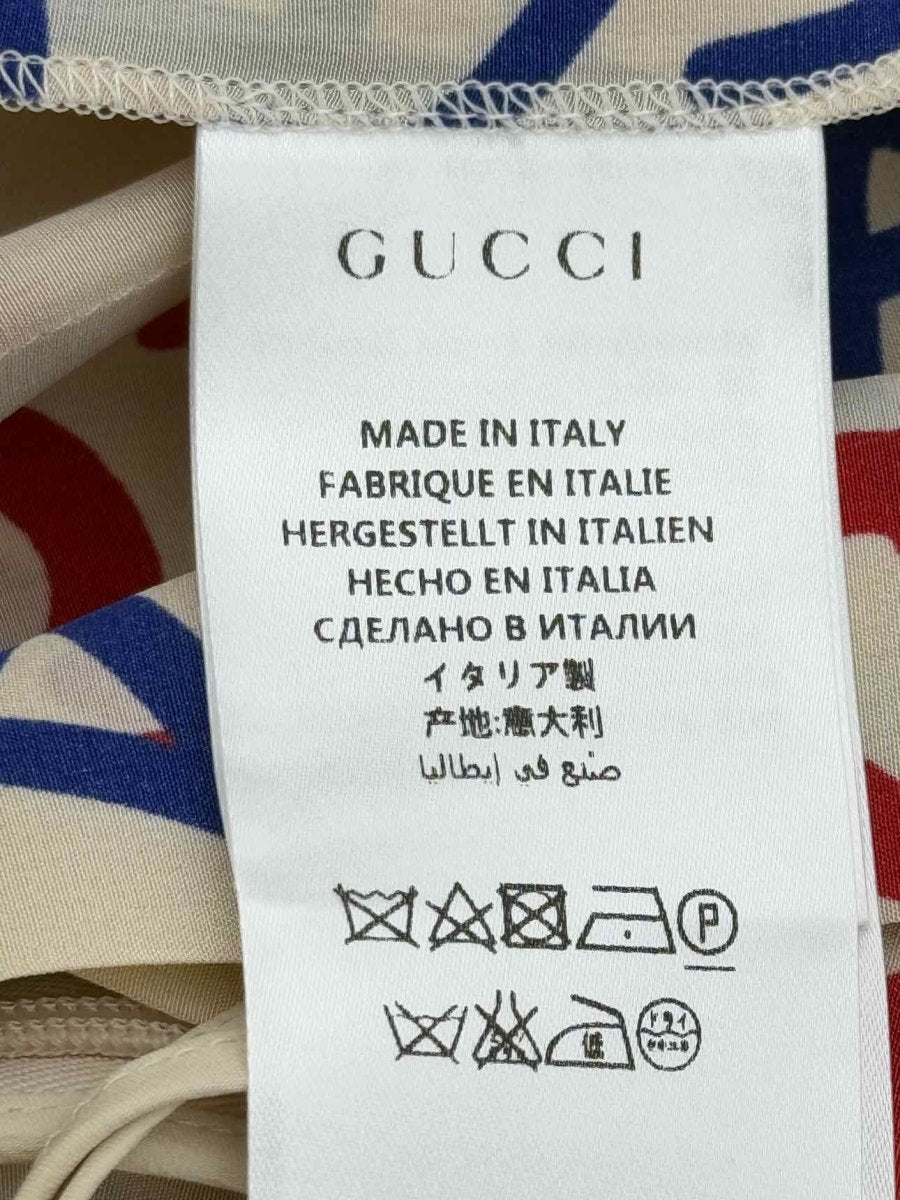 Pre - loved GUCCI Cream Multicolor Printed Size US 2 Outfit Set at Reems Closet