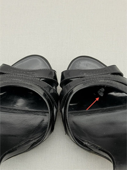 Pre - loved GUCCI Debra Black Size EU 38.5 Heeled Sandals at Reems Closet