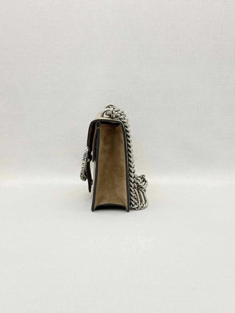 Pre-loved GUCCI Dionysus Beige & Brown Shoulder Bag at Reems Closet