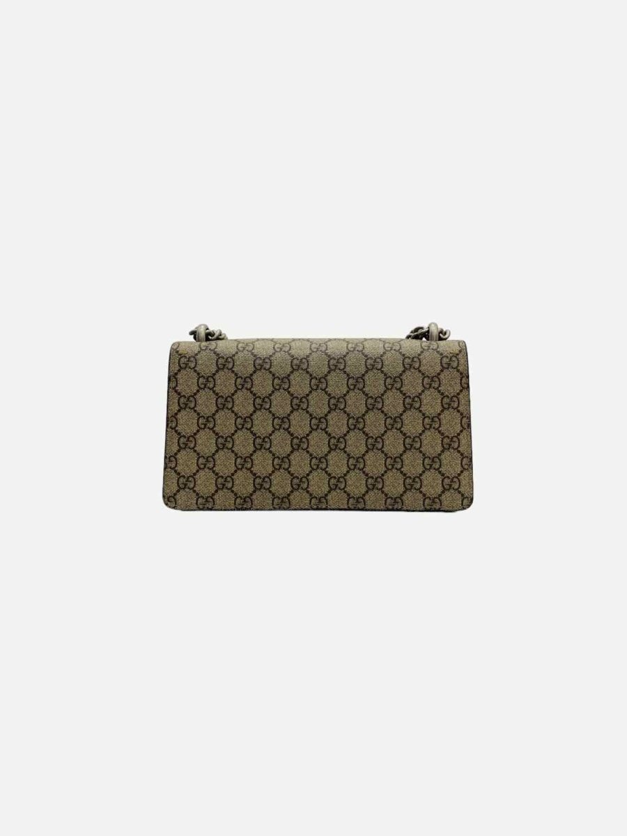 Pre - loved GUCCI Dionysus Beige GG Embossed Shoulder Bag at Reems Closet