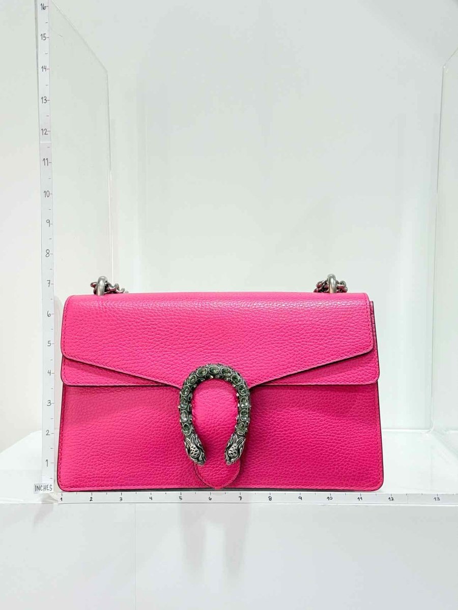 Pre - loved GUCCI Dionysus Fuchsia Shoulder Bag at Reems Closet