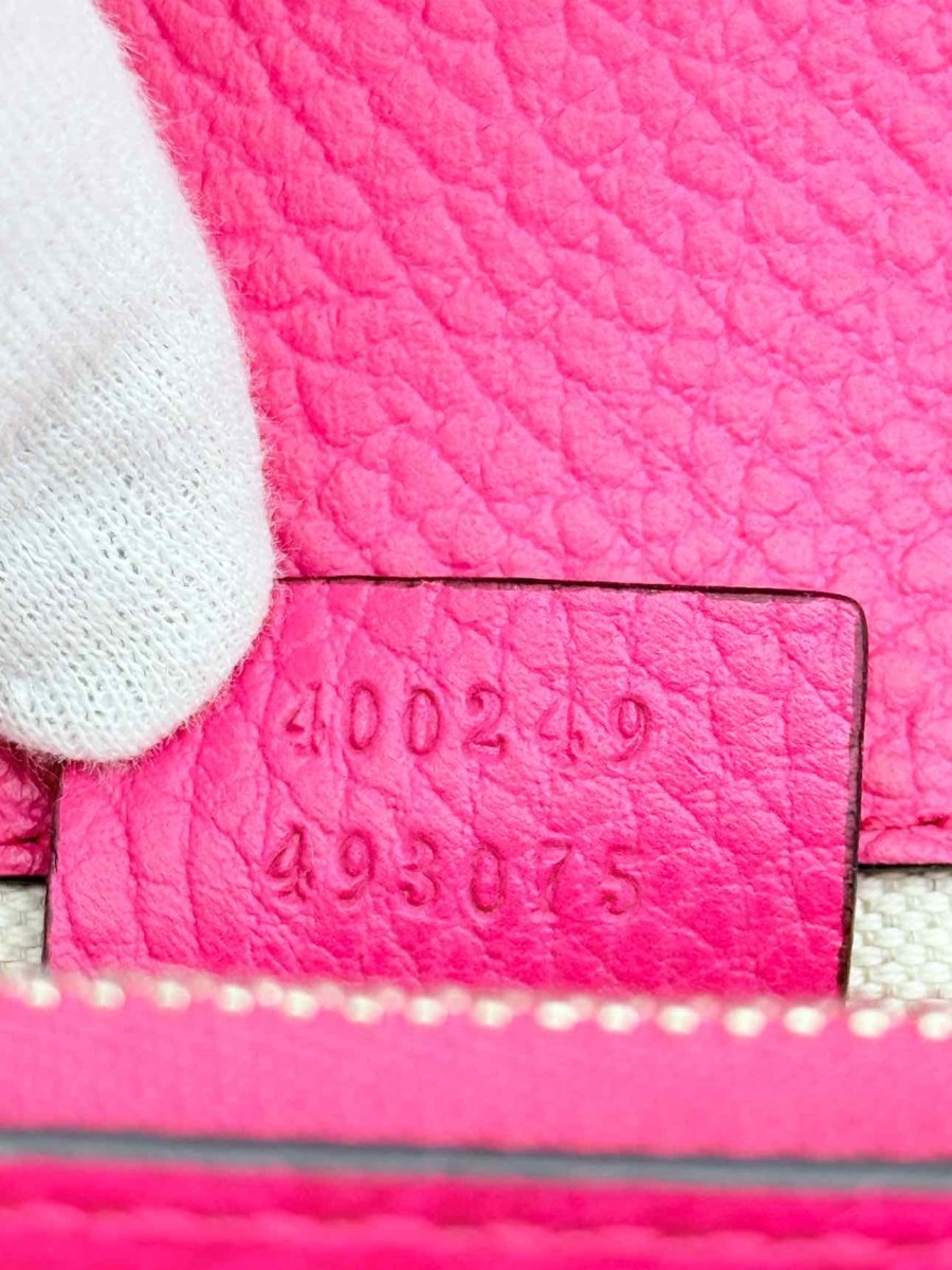 Pre - loved GUCCI Dionysus Fuchsia Shoulder Bag at Reems Closet