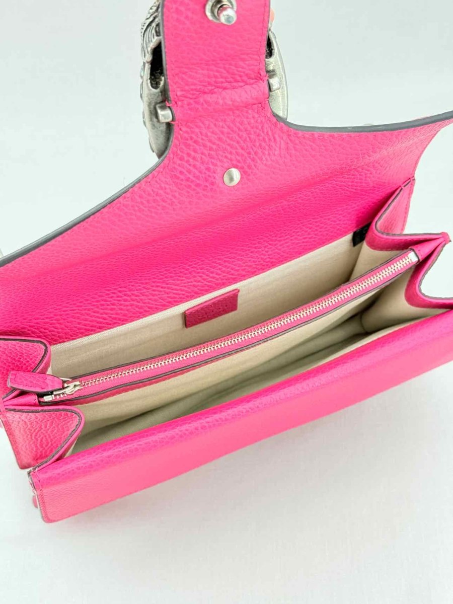 Pre - loved GUCCI Dionysus Fuchsia Shoulder Bag at Reems Closet