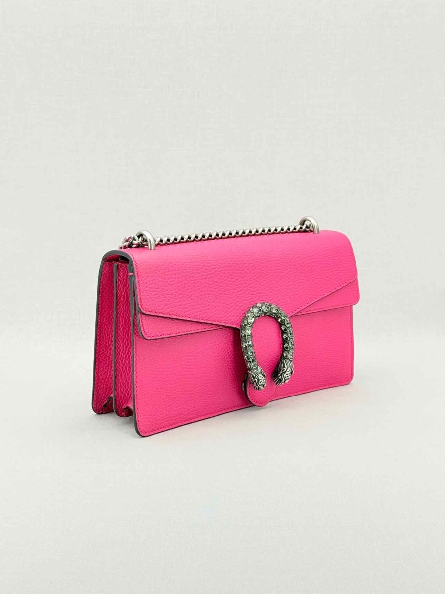 Pre - loved GUCCI Dionysus Fuchsia Shoulder Bag at Reems Closet