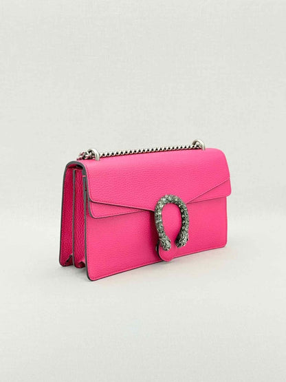 Pre - loved GUCCI Dionysus Fuchsia Shoulder Bag at Reems Closet