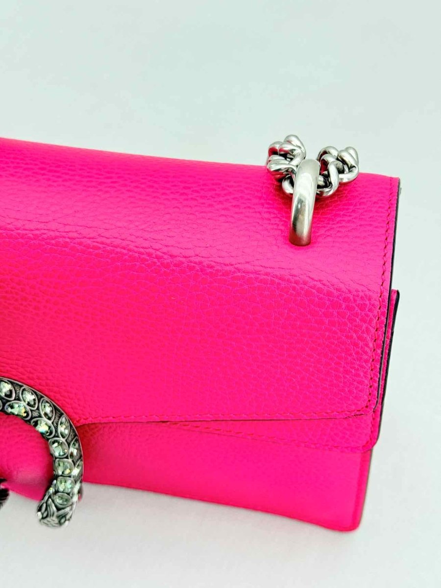 Pre - loved GUCCI Dionysus Fuchsia Shoulder Bag at Reems Closet