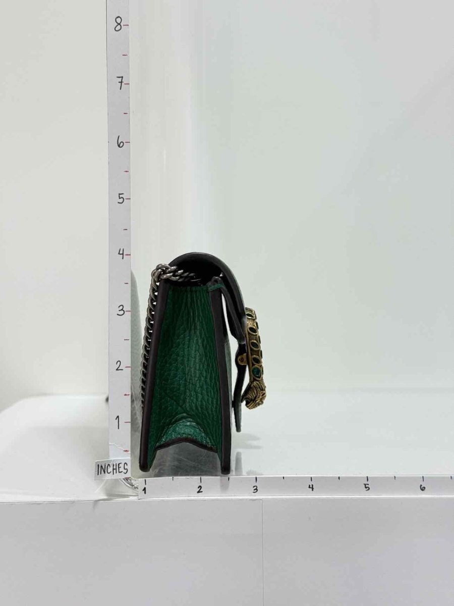 Pre - loved GUCCI Dionysus Green Crossbody at Reems Closet