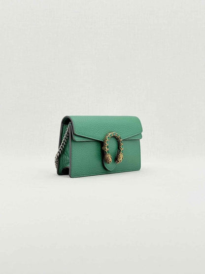 Pre - loved GUCCI Dionysus Green Crossbody at Reems Closet