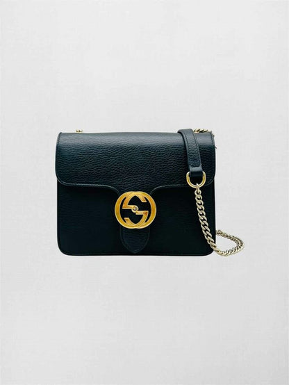 Pre-loved GUCCI Dollar Black Crossbody at Reems Closet
