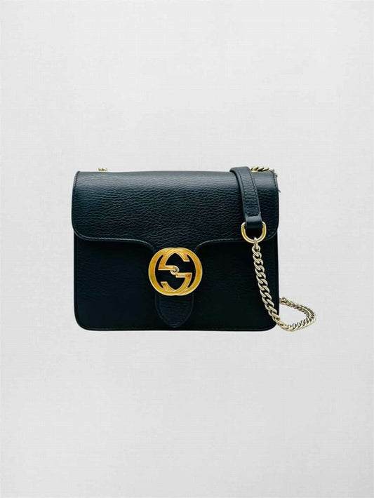 Pre-loved GUCCI Dollar Black Crossbody at Reems Closet