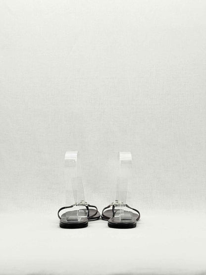 Pre - loved GUCCI Double G Black Size EU 37.5 Sandals at Reems Closet