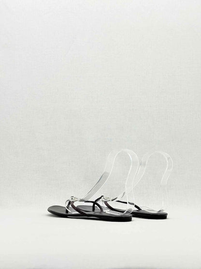 Pre - loved GUCCI Double G Black Size EU 37.5 Sandals at Reems Closet