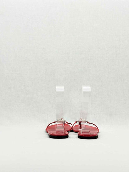 Pre - loved GUCCI Double G Red Size EU 38.5 Flats at Reems Closet