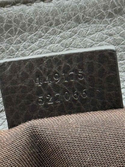 Pre - loved GUCCI Drawstring Brown GG Backpack at Reems Closet