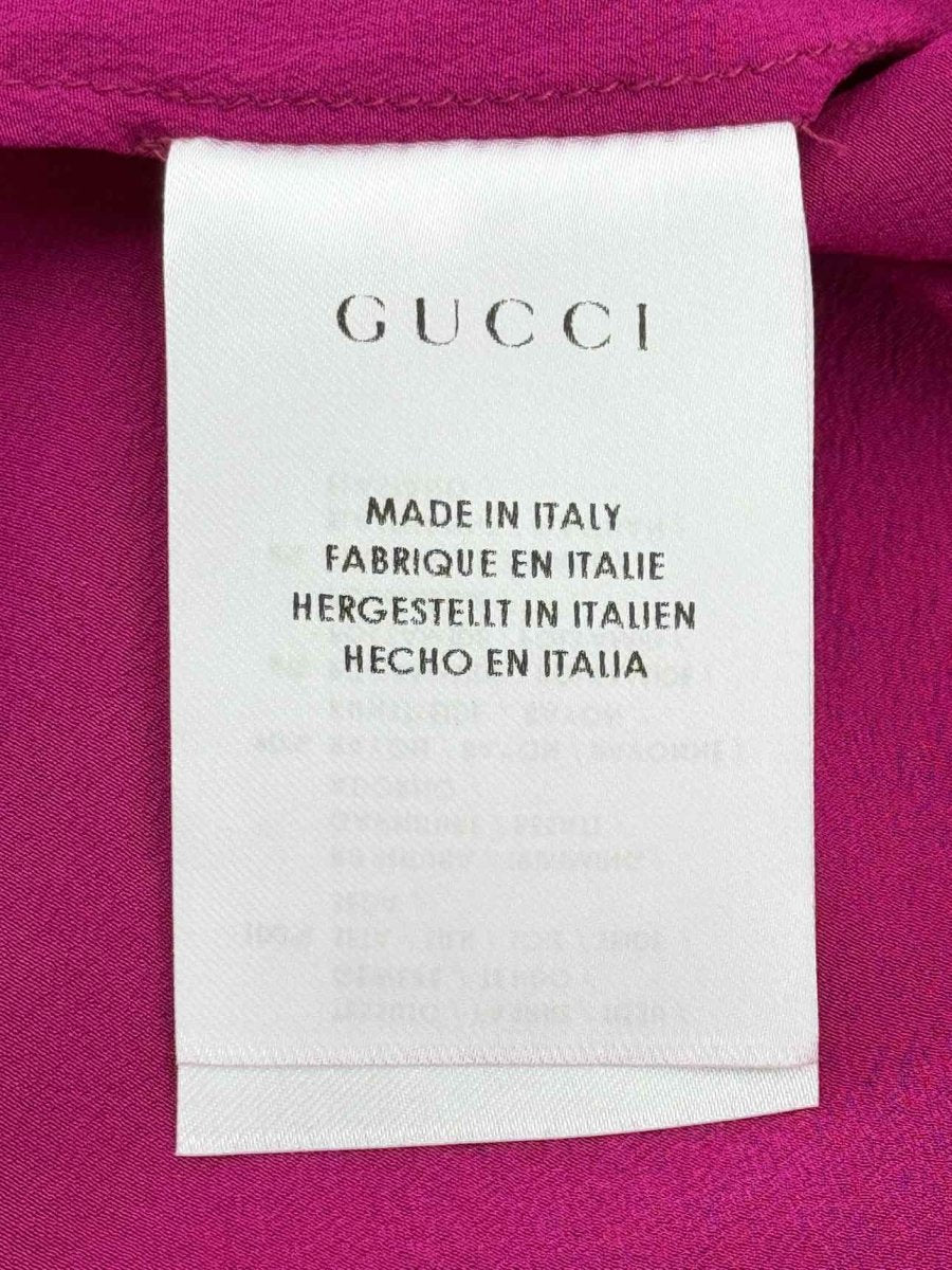 Pre - loved GUCCI Fuchsia Size US 2 T-shirt at Reems Closet