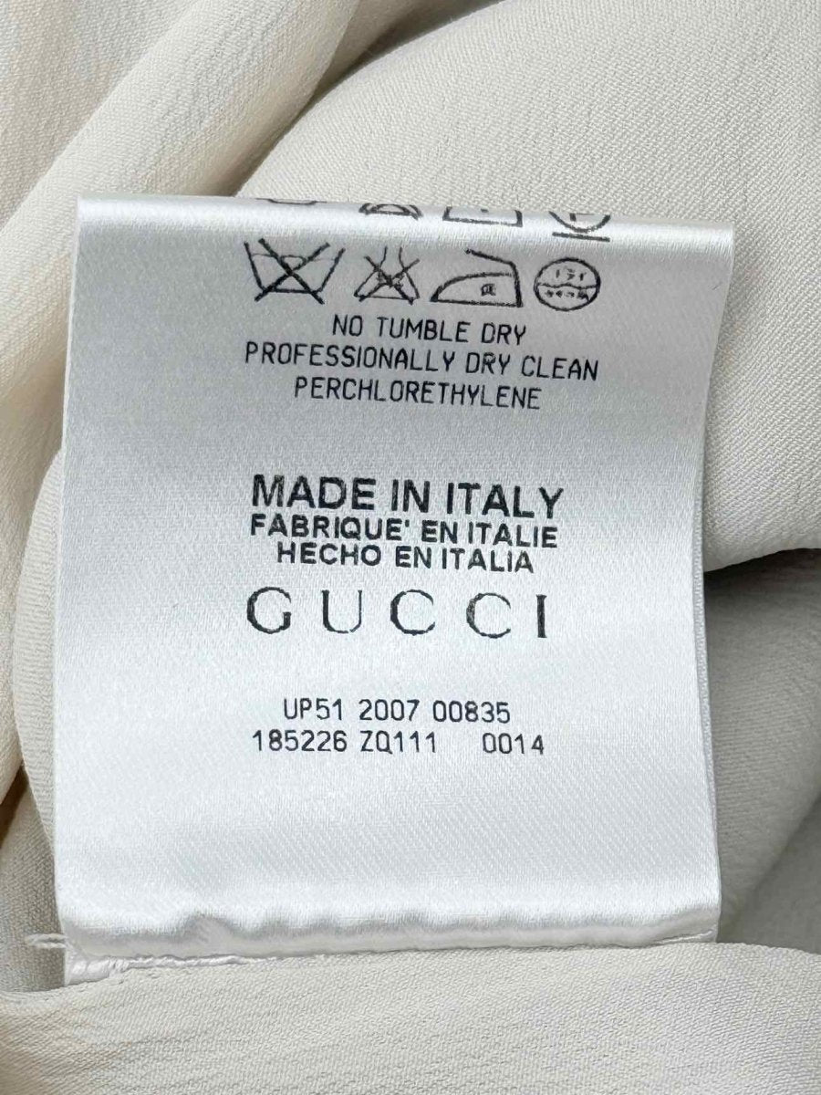 Pre-loved GUCCI F/W 2007 Grey Size US 6 Long Dress at Reems Closet