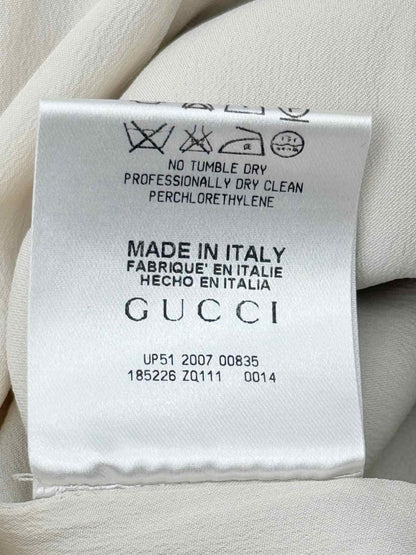 Pre-loved GUCCI F/W 2007 Grey Size US 6 Long Dress at Reems Closet