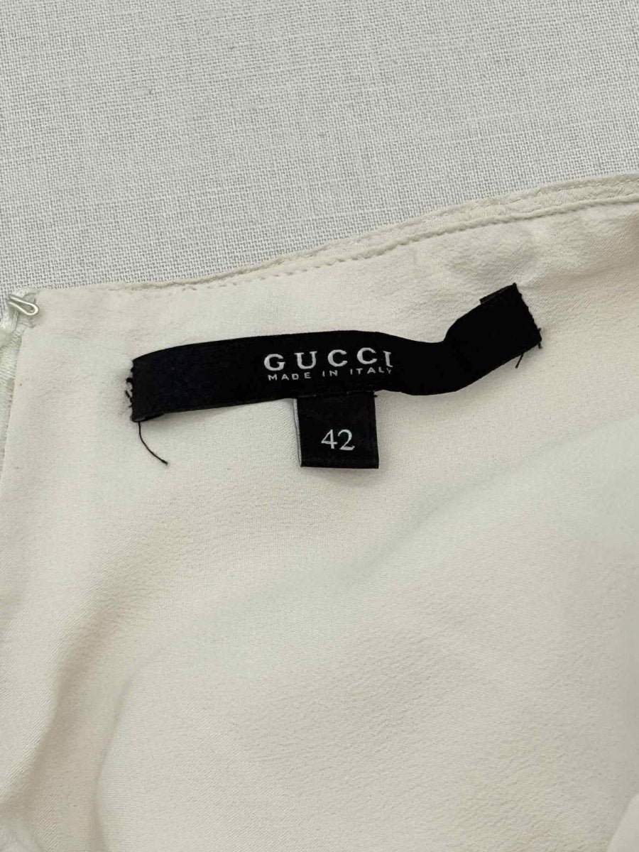 Pre-loved GUCCI F/W 2007 Grey Size US 6 Long Dress at Reems Closet