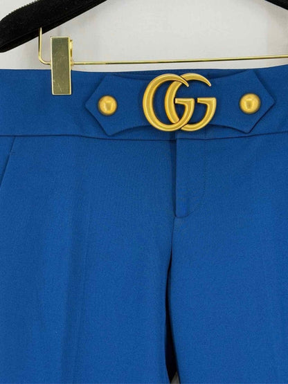 Pre - loved GUCCI G Logo Blue Size US 6 Pants at Reems Closet