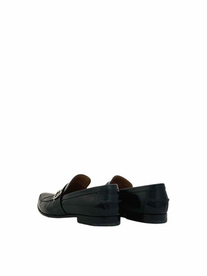 Pre-loved GUCCI GG Logo Black Size EU 42.5 Loafers at Reems Closet