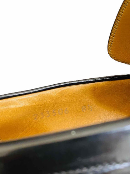 Pre-loved GUCCI GG Logo Black Size EU 42.5 Loafers at Reems Closet