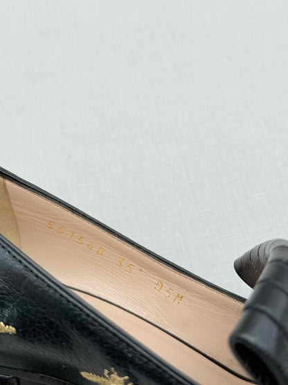 Pre - loved GUCCI GG Marmont fringed Black Size EU 35 Pumps at Reems Closet