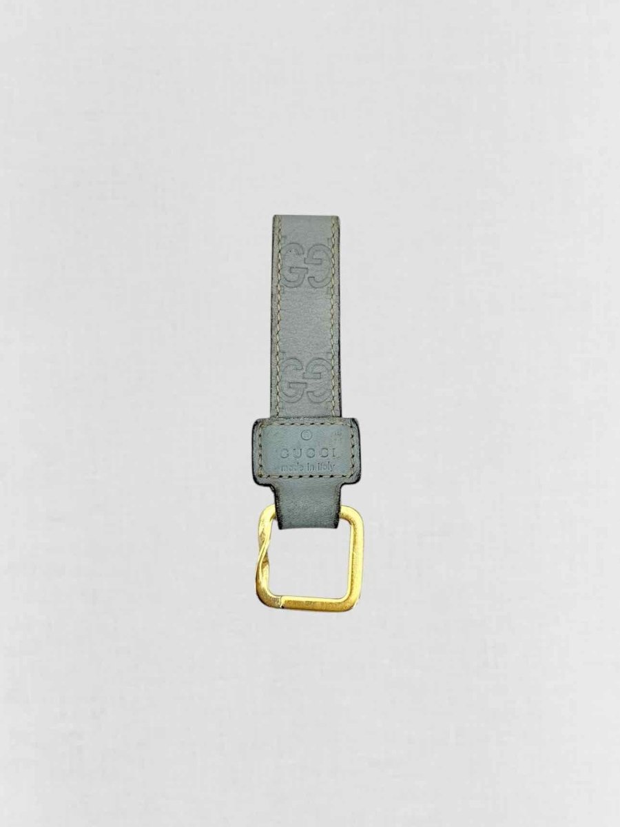 Pre - loved GUCCI Grey Key Chain at Reems Closet