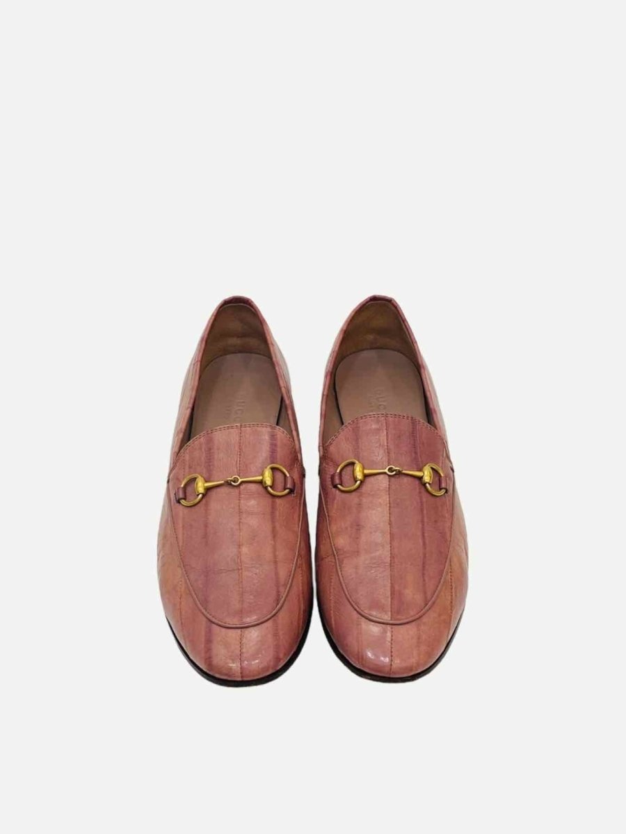 Pre - loved GUCCI Horsebit Lilac Loafers at Reems Closet