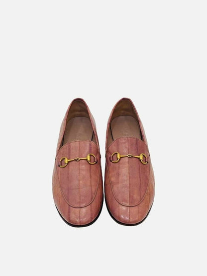 Pre - loved GUCCI Horsebit Lilac Loafers at Reems Closet