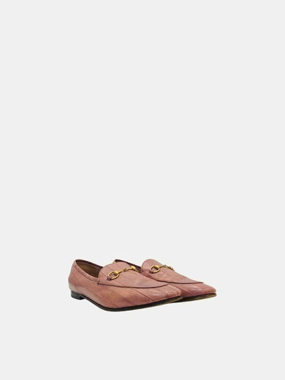 Pre - loved GUCCI Horsebit Lilac Loafers at Reems Closet